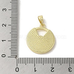 Brass Pave Shell Pendants&nbsp;KK-I708-06A-G
