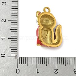 304 Stainless Steel Enamel Pendants&nbsp;STAS-K306-26G-01