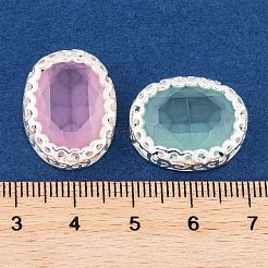Oval Shaped Sew on Rhinestone&nbsp;GLAA-K069-04B-S