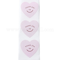 500Pcs Heart with Thank You Roll Stickers&nbsp;DIY-U008-01B