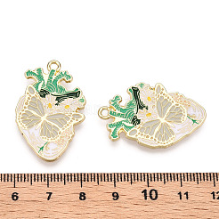 Alloy Enamel Pendants&nbsp;ENAM-WH0056-16
