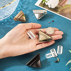 4 Bags 4 Colors Zinc Alloy Twist Bag Lock Purse Catch Clasps&nbsp;PURS-TA0001-03