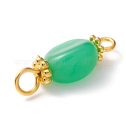 Natural Chrysoprase Links Connectors&nbsp;PALLOY-JF01091-06