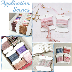 80Pcs Bone Shape Paper Thread Winding Boards&nbsp;SENE-SC0001-09A