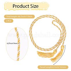 Polyester Double-end Tassels Graduation Honor Rope&nbsp;FIND-WH20005-32E