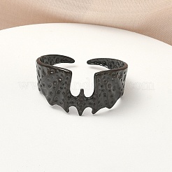 304 Stainless Steel Cuff Open Rings&nbsp;RJEW-D338-02E-EB