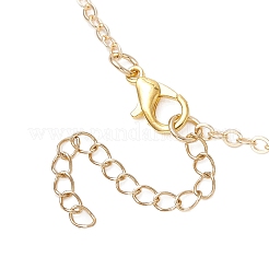 Alloy Star & Natural Cultured Freshwater Pearl Potato Beaded Pendant Brass Cable Chain Necklaces for Women&nbsp;NJEW-JN05788