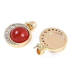 Natural Carnelian(Dyed & Heated) Pendants&nbsp;KK-U043-53G-01