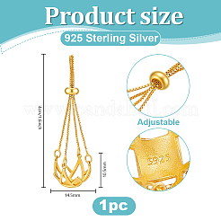 1Pc Sterling Silver Flower Pendant Blank for Irregular Gemstone Cabochon Pendant Settings&nbsp;STER-PH0004-63
