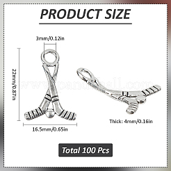 100Pcs Alloy Pendants&nbsp;FIND-SC0008-15
