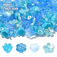 DIY Flower Plastic & Acrylic Beads Jewelry Making Finding Kit&nbsp;DIY-YW0008-78A