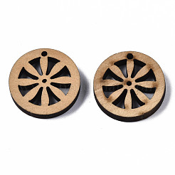 Undyed Natural Wooden Pendants&nbsp;WOOD-N007-119