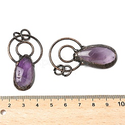 Natural Amethyst Big Pendants&nbsp;G-L623-01R