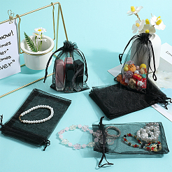 100pcs Large Organza Pouches Portable Shoes Bag Travel Storage Drawstring Bags&nbsp;OP-SP0001-03D-02