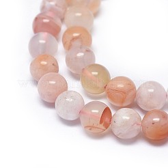 Natural Cherry Blossom Agate Beads Strands&nbsp;G-I249-B01-01