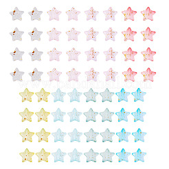 180Pcs 9 Colors Gradient Color Transparent Acrylic Beads&nbsp;OACR-TA0003-40