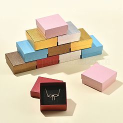 12Pcs 6 Colors Cardboard Jewelry Boxes&nbsp;CBOX-FS0001-10