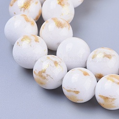Natural Mashan Jade Beads Strands&nbsp;X-G-F670-A18-6mm