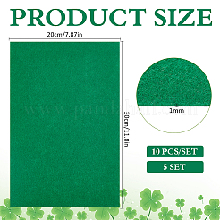 10Pcs Felt Fabric&nbsp;AJEW-WH0481-213