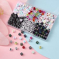 30Pcs 6 Colors Craft Acrylic Beads&nbsp;SACR-YW0001-60