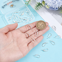 30Pcs Rack Plating Eco-friendly Brass Earring Hooks&nbsp;KK-BBC0027-53
