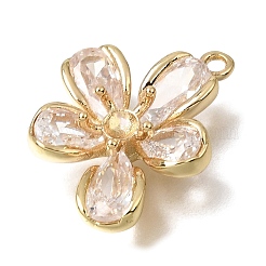 Brass Pave Cubic Zirconia Pendant Cabochon Settings&nbsp;CU-CBAC809-05G