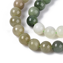 Natural Hetian Jade Beads Strands&nbsp;G-N353-07B-02
