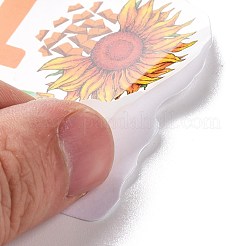 50Pcs Cartoon Sunflower Paper Sticker Label Set&nbsp;DIY-G066-03