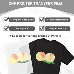 A4 PET Printable Heat Transfer Papers&nbsp;LS-DIY-WH0043-15A
