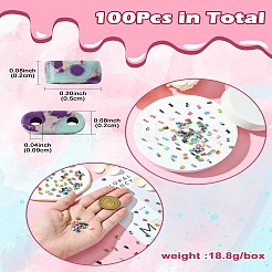 100Pcs 20 Colors Synthetic Agate Beads&nbsp;G-CJ0001-77