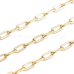 Ion Plating(IP) 304 Stainless Steel Paperclip Chains&nbsp;CHS-F010-01A-G-01
