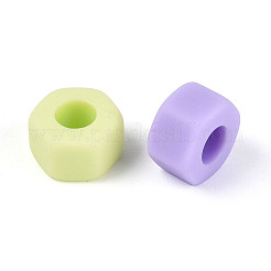 Rubberized Opaque Acrylic Beads&nbsp;SACR-T018-33M