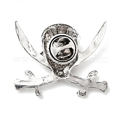 Halloween Alloy Lapel Pin Backs for Backpack Clothes&nbsp;JEWB-C051-01B-AS