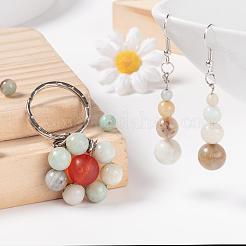 340Pcs 4 Sizes Natural Flower Amazonite Beads&nbsp;G-LS0001-22