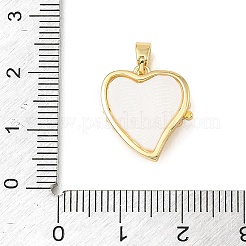 Brass Resin Pendants&nbsp;KK-E804-17G