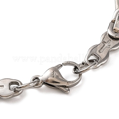 Tarnish Resistant 201 Stainless Steel Byzantine Chain Bracelets&nbsp;BJEW-B078-88P