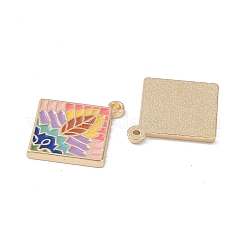 Rack Plating Alloy Enamel Pendants&nbsp;FIND-I038-04