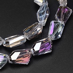 Electroplate Glass Bead Strands&nbsp;EGLA-E034-M