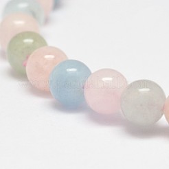 Natural Elastic Morganite Bracelets&nbsp;BJEW-D417-01C