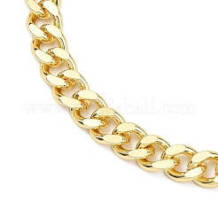 7.5MM Brass Panzer Chain Necklaces&nbsp;NJEW-JN06004