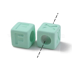 Rubberized Style Transparent Acrylic Beads&nbsp;OACR-K007-014B