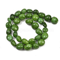 Dyed Natural White Jade Beads Strands&nbsp;GG-CBACF26-B01-07