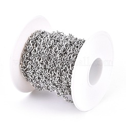 Tarnish Resistant 304 Stainless Steel Figaro Chains&nbsp;CHS-I001-09P-01