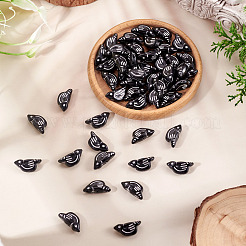 50Pcs Opaque Acrylic Beads&nbsp;MACR-TADJ0001-01D