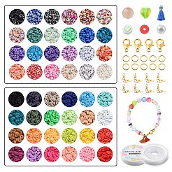 DIY Heishi Bracelet Necklace Making Kit&nbsp;DIY-YW0006-75