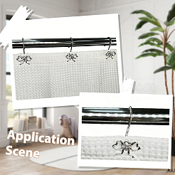 12Pcs Iron with Zinc Alloy Shower Curtain Hook&nbsp;FIND-SP0005-76P