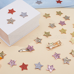 60Pcs 6 Colors PU Ornament Accessories&nbsp;DIY-GF0007-40