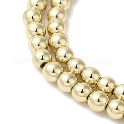 Electroplated Synthetic Non-magnetic Hematite Beads Strands&nbsp;G-I364-C01-G