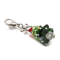 Alloy Glass Pendant Decorations&nbsp;HJEW-JM04107-02