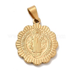 PVD Vacuum Plating 201 Stainless Steel Pendants&nbsp;STAS-P314-22B-G